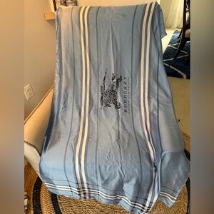 Burberry Blue Striped silk scarf